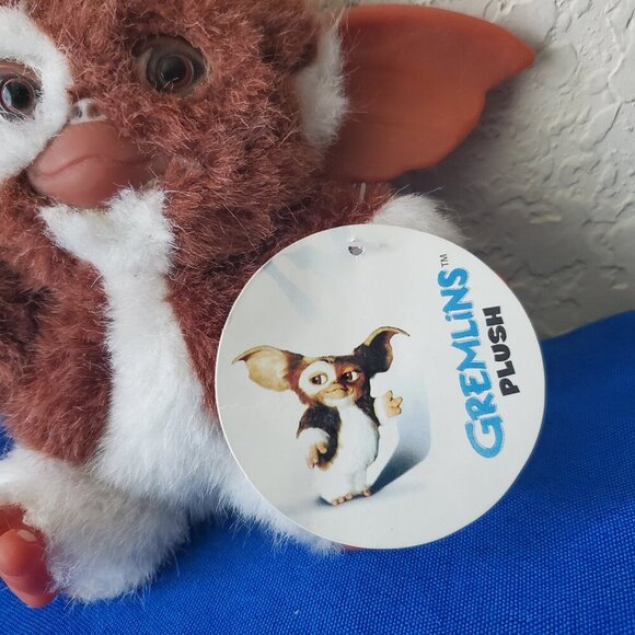 NECA VTG Neca Gremlins Gizmo Plush Hard Plastic Head Ears and Feet 6 inches - Picture 3 of 8